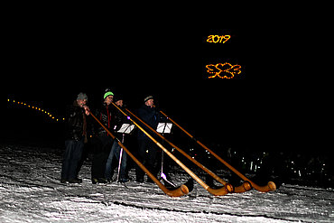 Traditionelle Musik beim Neujahrsfest © Skischule Pitztal Kirschner Werner