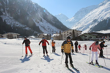 Gruppenskikurs Erwachsene © Skischule Pitztal Kirschner Werner