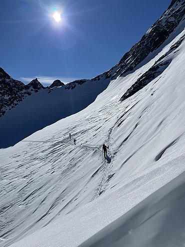 Pitztaler Bergwelt mit Skiern erkunden © Skischule Pitztal Kirschner Werner