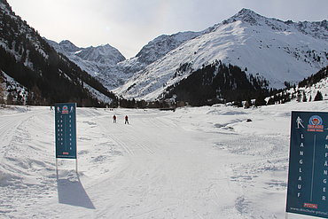 Langlaufloipe für Anfänger © Skischule Pitztal Kirschner Werner