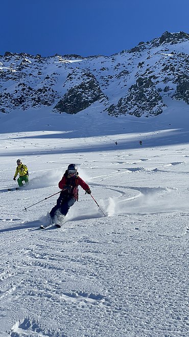 Freeride Kurs für Anfänger © Skischule Pitztal Kirschner Werner