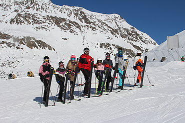 Skikurs Teens Rifflsee / Pitztaler Gletscher © Skischule Pitztal Kirschner Werner