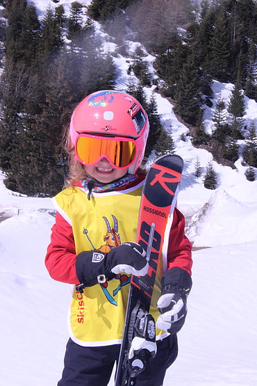 Junge Skiprofis bei der Kinder-Olympiade © Skischule Pitztal Kirschner Werner