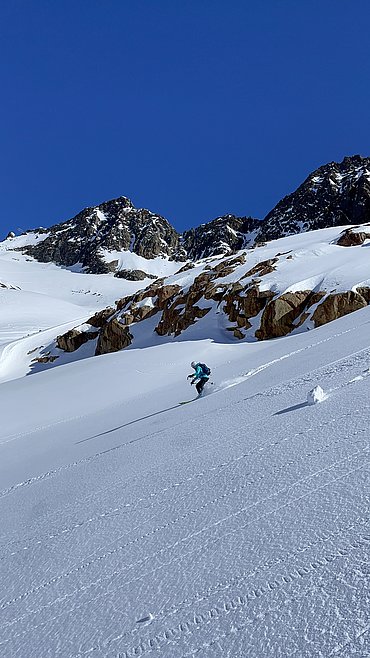 Freeride-Spaß mit unseren Guides © Skischule Pitztal Kirschner Werner