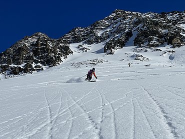 Freeride Run mit unseren Skiprofis © Skischule Pitztal Kirschner Werner