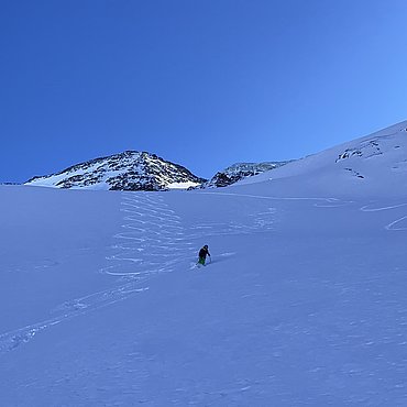 Off-Piste Gelände mit unseren Profis © Skischule Pitztal Kirschner Werner