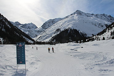 Perfekt präparierte Loipe © Skischule Pitztal Kirschner Werner