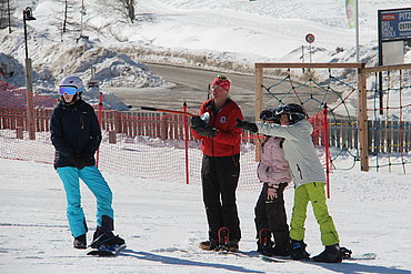 Snowboardstunde Übungslift Mandarfen © Skischule Pitztal Kirschner Werner