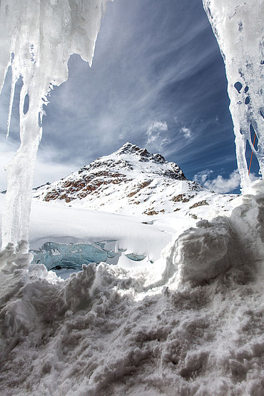 Gletscherblick beim Eisklettern © TVB Pitztal / Chris Walch