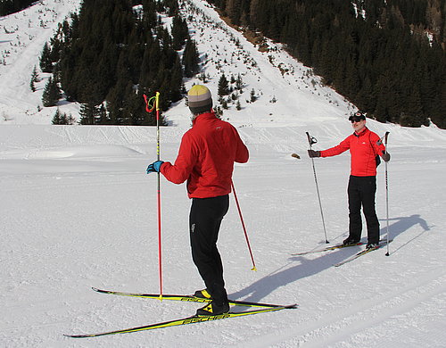 Richtige Langlauftechnik lernen © Skischule Pitztal Kirschner Werner