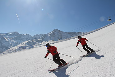 Skifahren lernen im Gletschergebiet © Skischule Pitztal Kirschner Werner