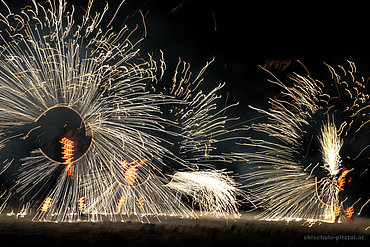 Neujahrszeremonie mit Lichtshow © Skischule Pitztal Kirschner Werner