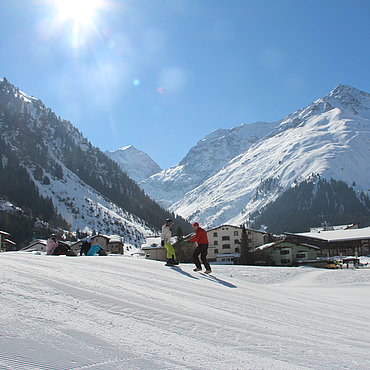 Rutsch-Technik mit dem Board lernen © Skischule Pitztal Kirschner Werner