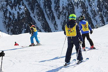 Abfahrt Rifflsee - Kinderskikurs © Skischule Pitztal Kirschner Werner