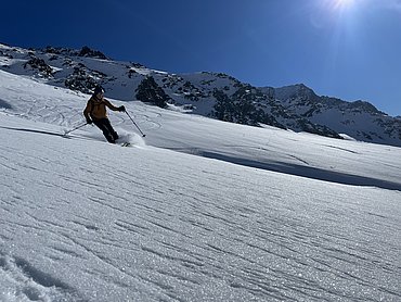 Freeride Fun mit unseren Profis © Skischule Pitztal Kirschner Werner